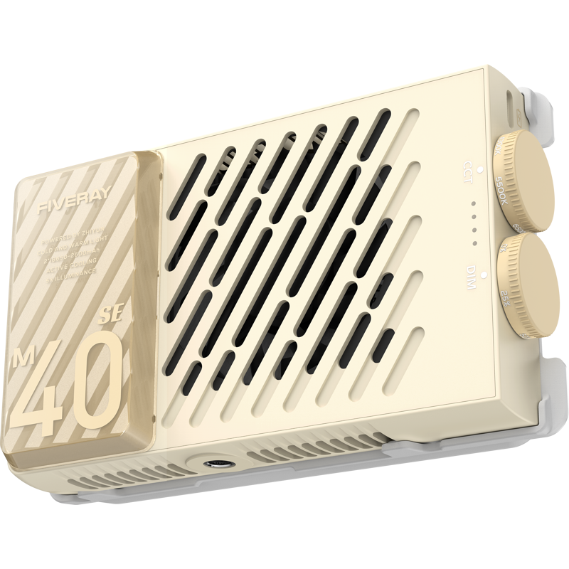 Zhiyun LED Fiveray M40 SE Combo bi-color LED light panel with adjustable brightness and color temperature for professional lighting.