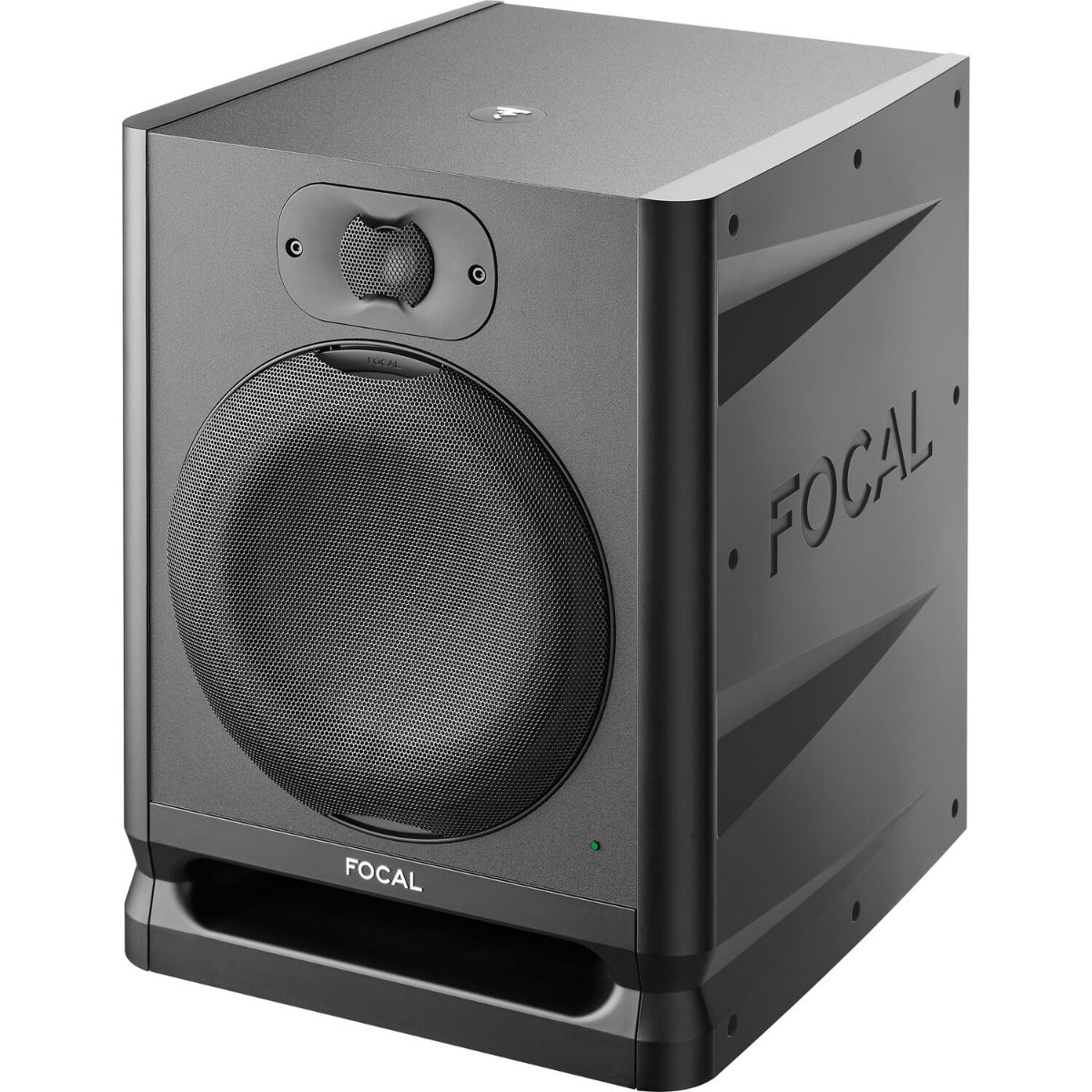 Focal Alpha 80 Evo, active nearfield monitors, front view