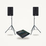 Yamaha DBR10 Pair + Mackie ProFX10v3 + K&M 21435 Compact Band PA Set