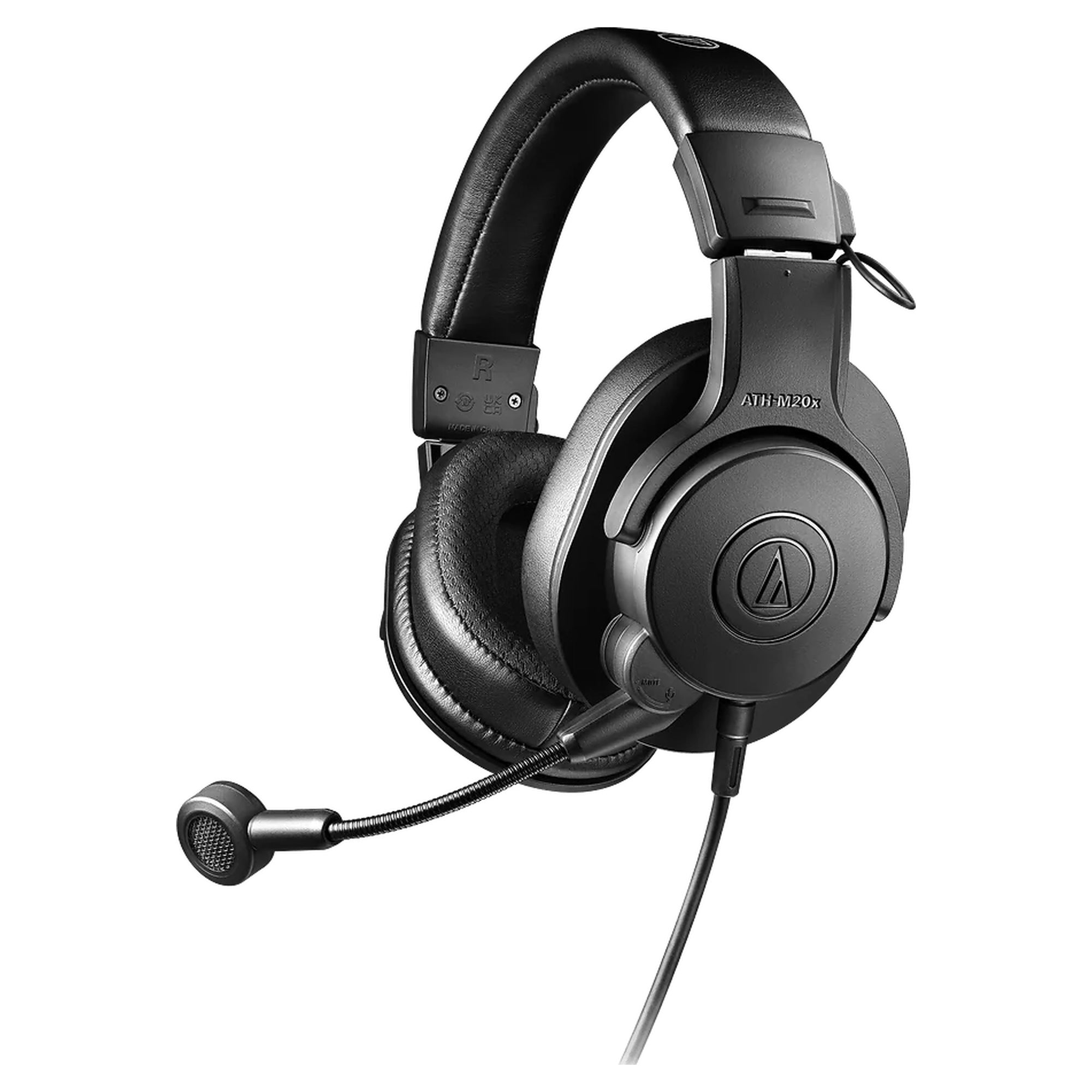 Audio-Technica ATH-M20xSTS streaming headset with boom microphone
