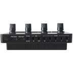 Blackbox 2 drum machine and sampler by 1010music with a compact black interface and control knobs on a dark background.