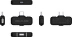 Hollyland Lark Max 2 Creator Wireless Microphone System with four transmitters and a receiver for high-quality audio recording.