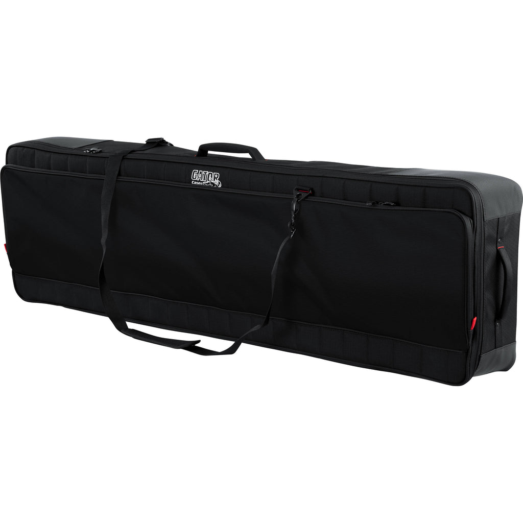 Gator G-PG-88-SLIM Pro-Go gig bag for slim 88-note keyboard, showing padded exterior and carrying handles.
