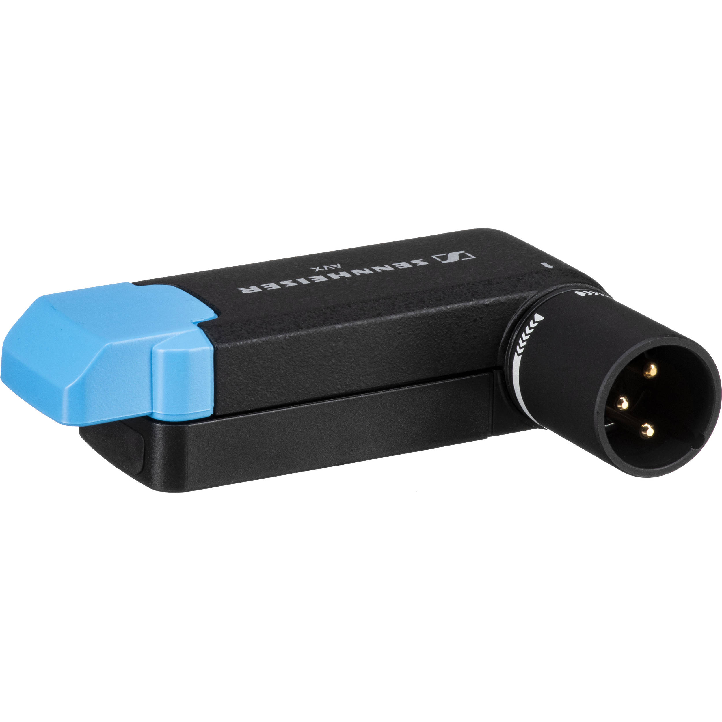 Sennheiser AVX-835 professional wireless microphone system with handheld microphone and receiver for high-quality audio recording.