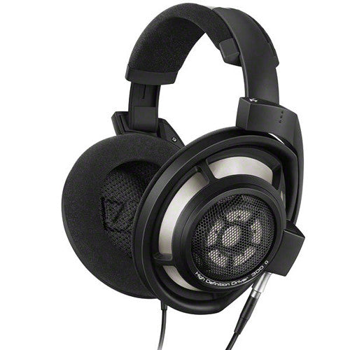 Sennheiser HD 800 S high-fidelity headphones with open-back design and large drivers for premium sound quality.