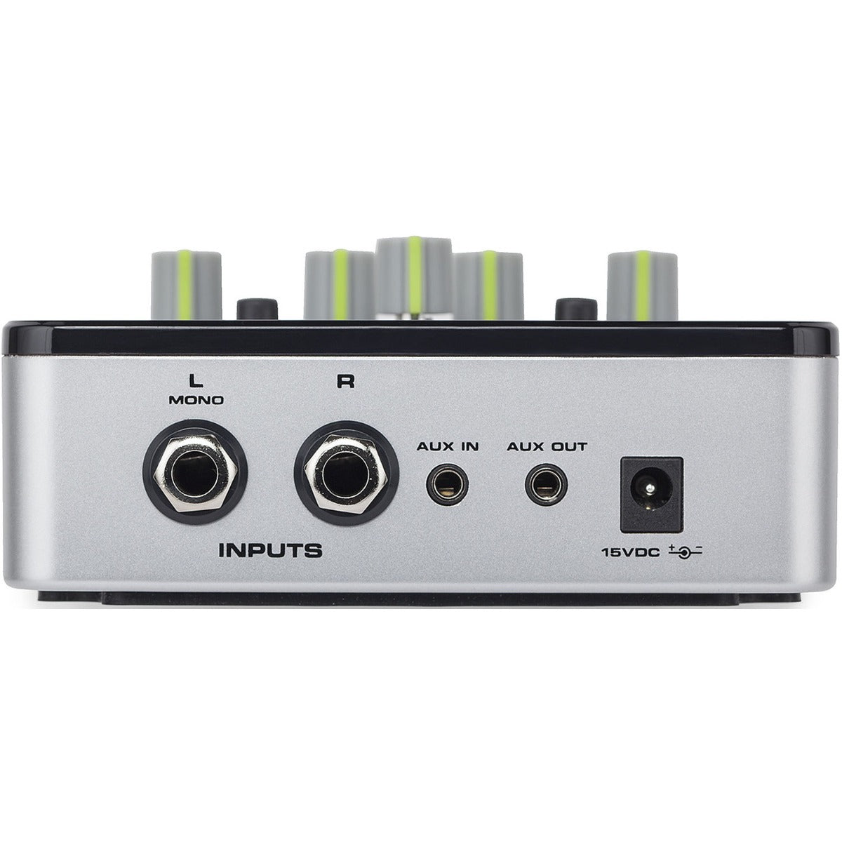 Samson QH4 headphone preamps with four independent headphone outputs and a sleek black design.