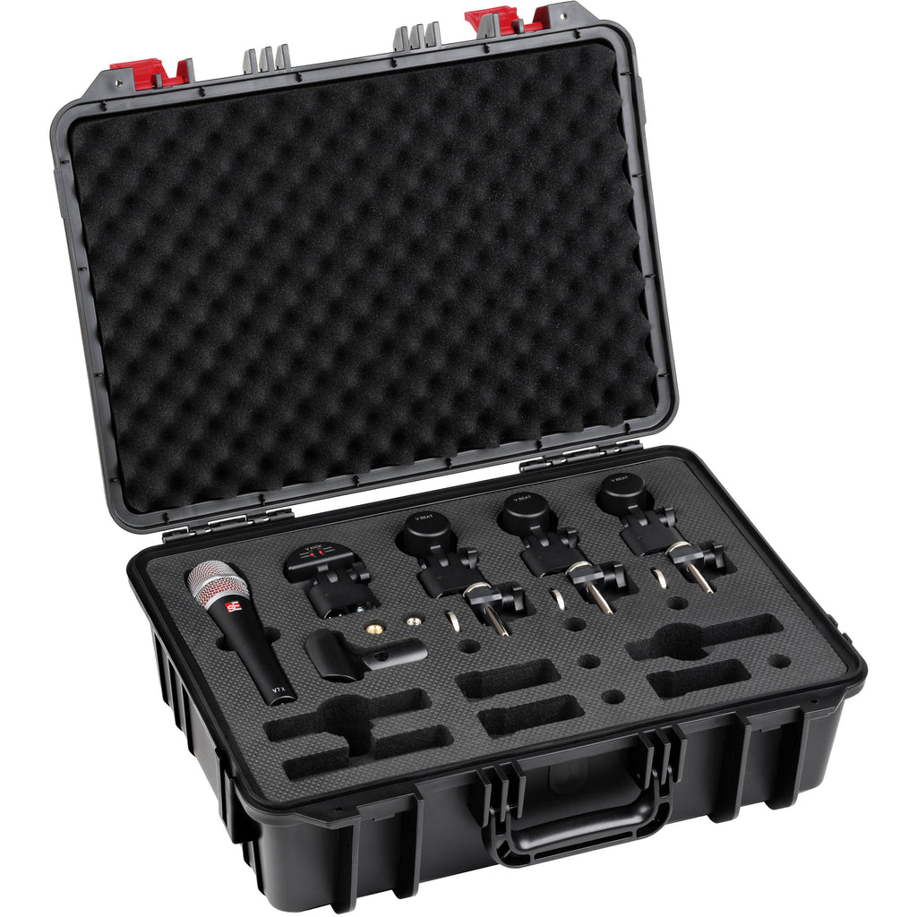 sE Electronics V Pack Venue dynamic microphones set, featuring multiple professional handheld microphones for live sound applications