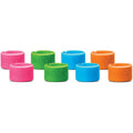 Rode XLR-ID set of 8 color-coded identification tags for XLR cables, showcasing vibrant colors and easy visibility.