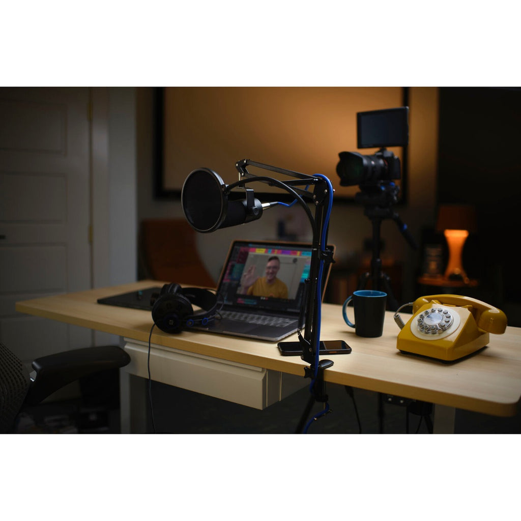 Presonus Broadcast Accessory Pack with microphone pop filter, microphone stand clip, and cable management tools.