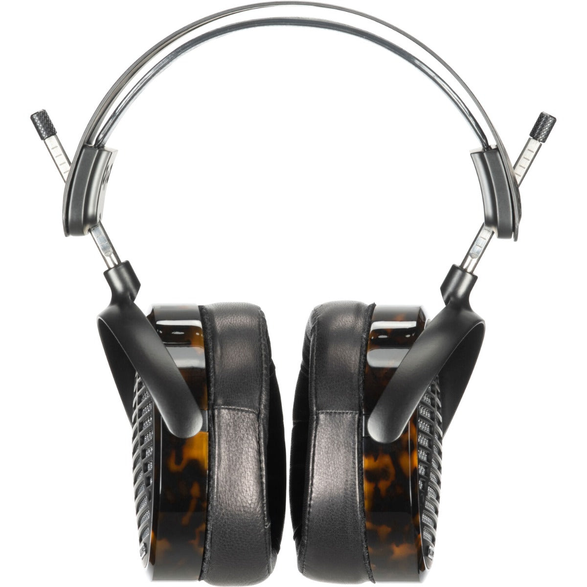 Audeze LCD-5 head-fi headphones with sleek design and comfortable ear cushions, showcasing premium audio craftsmanship.