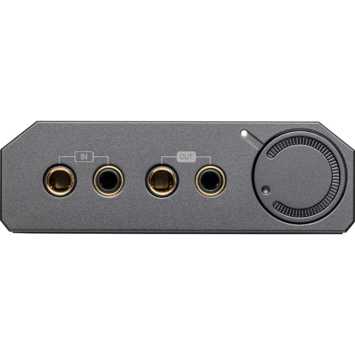 Astell&Kern AK PA10 portable headphone amplifier with sleek black design and multiple connection ports.