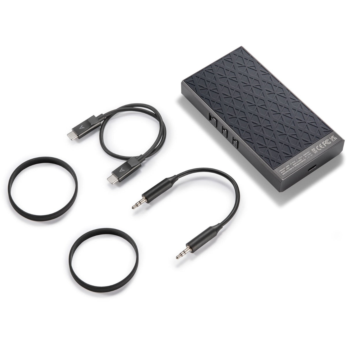 Astell&Kern AK PA10 portable headphone amplifier with sleek black design and silver controls.