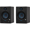 Presonus Eris 4.5 BT second-generation desktop speakers with black finish and control knobs, designed for studio and home use.