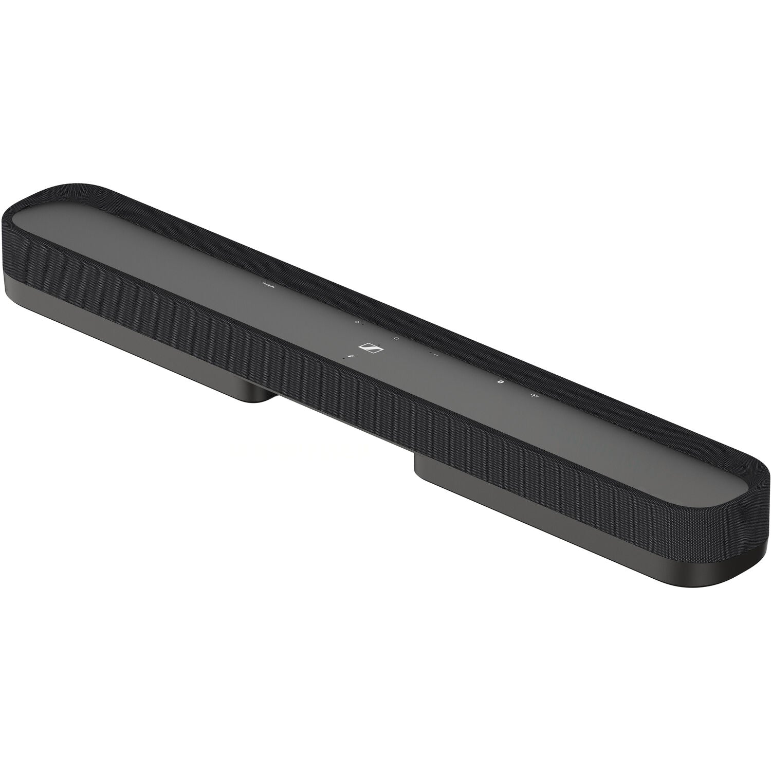 Sennheiser Ambeo Soundbar Mini for TV, sleek black soundbar with multiple speaker drivers and modern design.