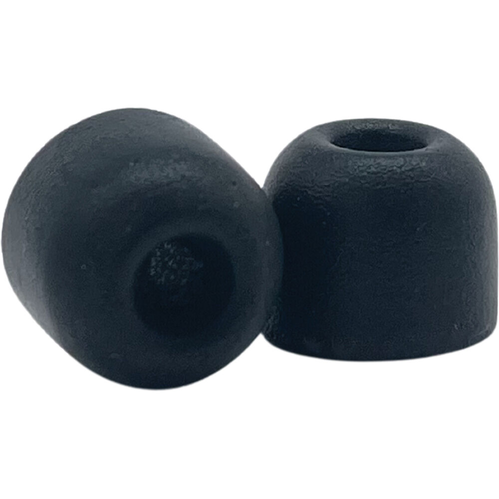 Shure EACYF1-6S black foam earphone sleeves, small size, 3 pairs, designed for comfortable headphone fitting.