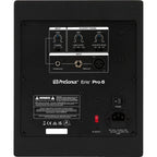 Presonus Eris Pro 6 active nearfield monitors with black enclosure and front-facing controls for professional audio setup.