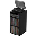 Glorious Modular Mix Rack DJ table with adjustable compartments and sturdy metal frame for professional audio setup.