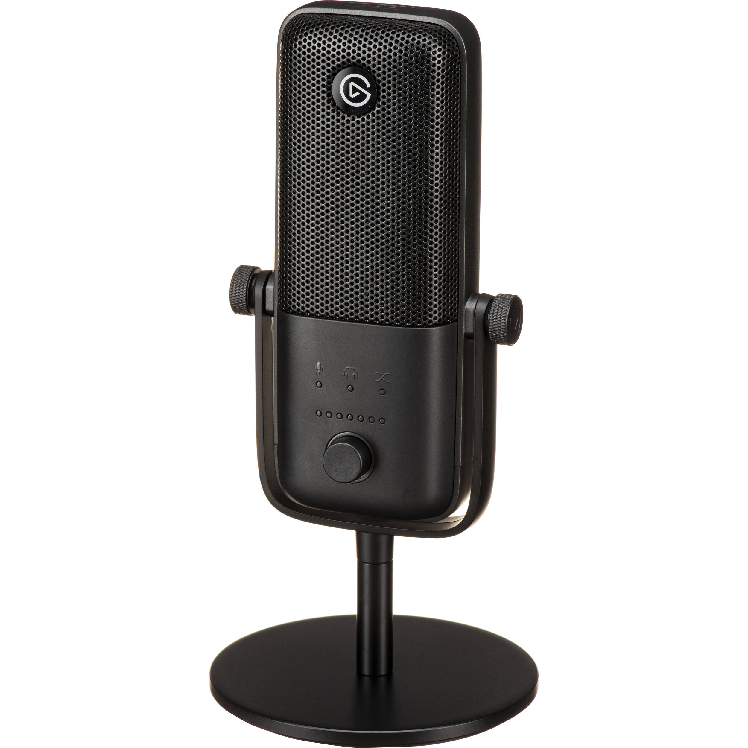 Elgato Wave:3 USB microphone with sleek design and adjustable stand, ideal for streaming and recording audio.