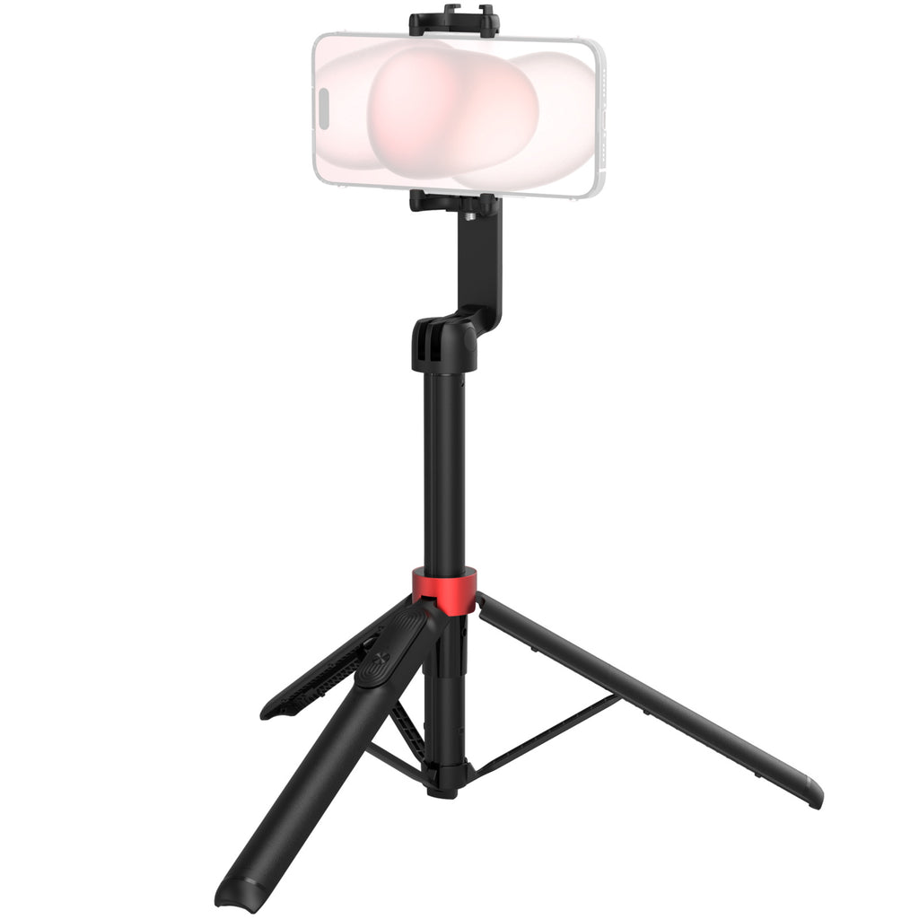 SmallRig Portable Selfie Stick Tripod ST-25 with extendable handle and adjustable tripod legs for stable selfies and videos.