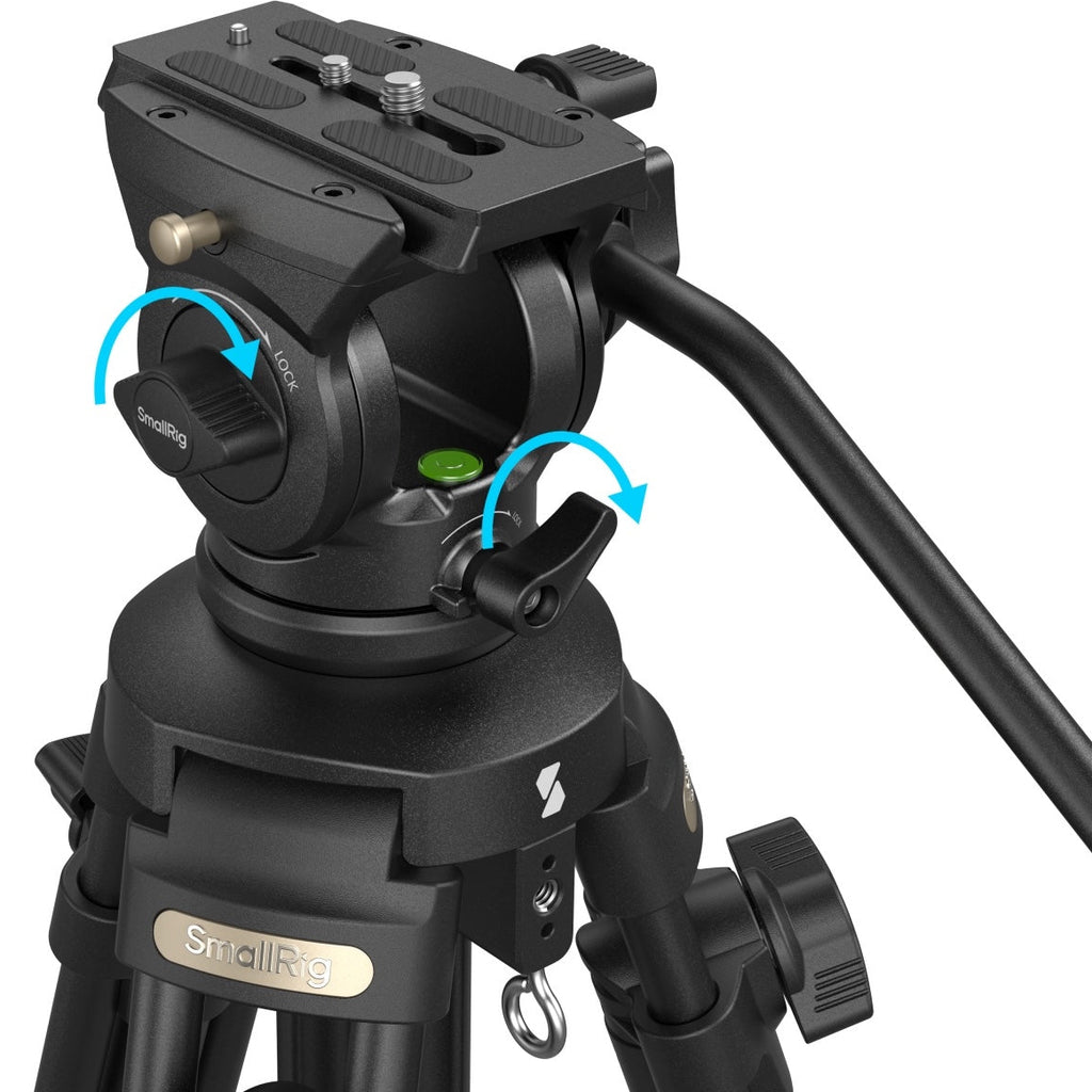 SmallRig AD-50Lite lightweight video tripod kit with adjustable legs and compact design, ideal for stable filming setups.