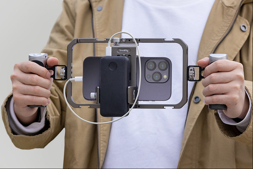 SmallRig All-in-One Video Kit Ultra with compact tripod, support rig, and accessories for versatile video filming setup.