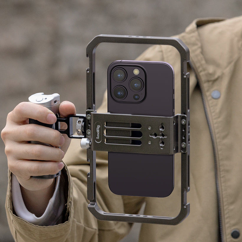 SmallRig All-in-One Video Kit Ultra with compact tripod, support arms, and rig components for professional video recording.