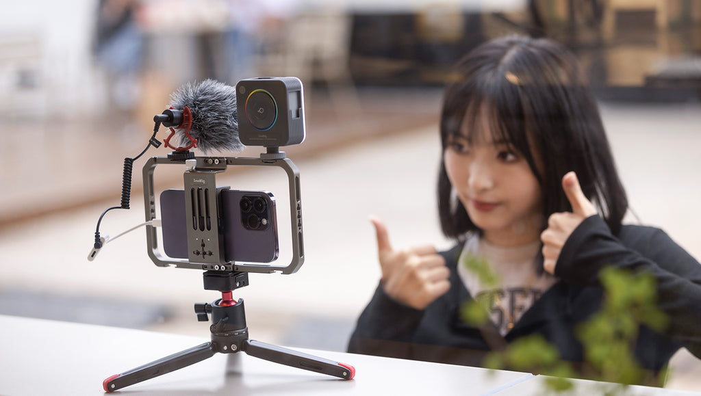 SmallRig All-in-One Video Kit Ultra with tripod, support rig, and accessories for professional video filming.