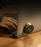 SmallRig SD4.0 Memory Card Reader connected to a computer, showing USB-C port and SD card slot for fast data transfer.
