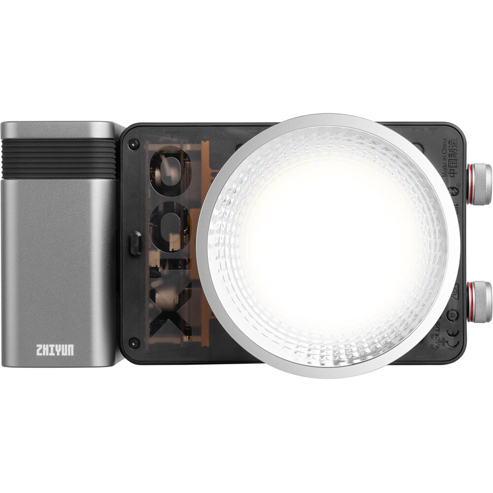 Zhiyun Molus X100 Bi-Color LED lights in a combo set, with adjustable brightness and color temperature, ideal for professional photography.