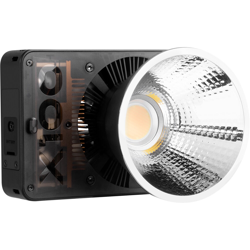 Zhiyun Molus X100 Bi-Color LED lights combo setup with adjustable panels and remote control for professional video lighting.