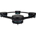 IsoAcoustics Aperta SUB XL speaker stands with sleek design and adjustable height for optimal audio positioning.