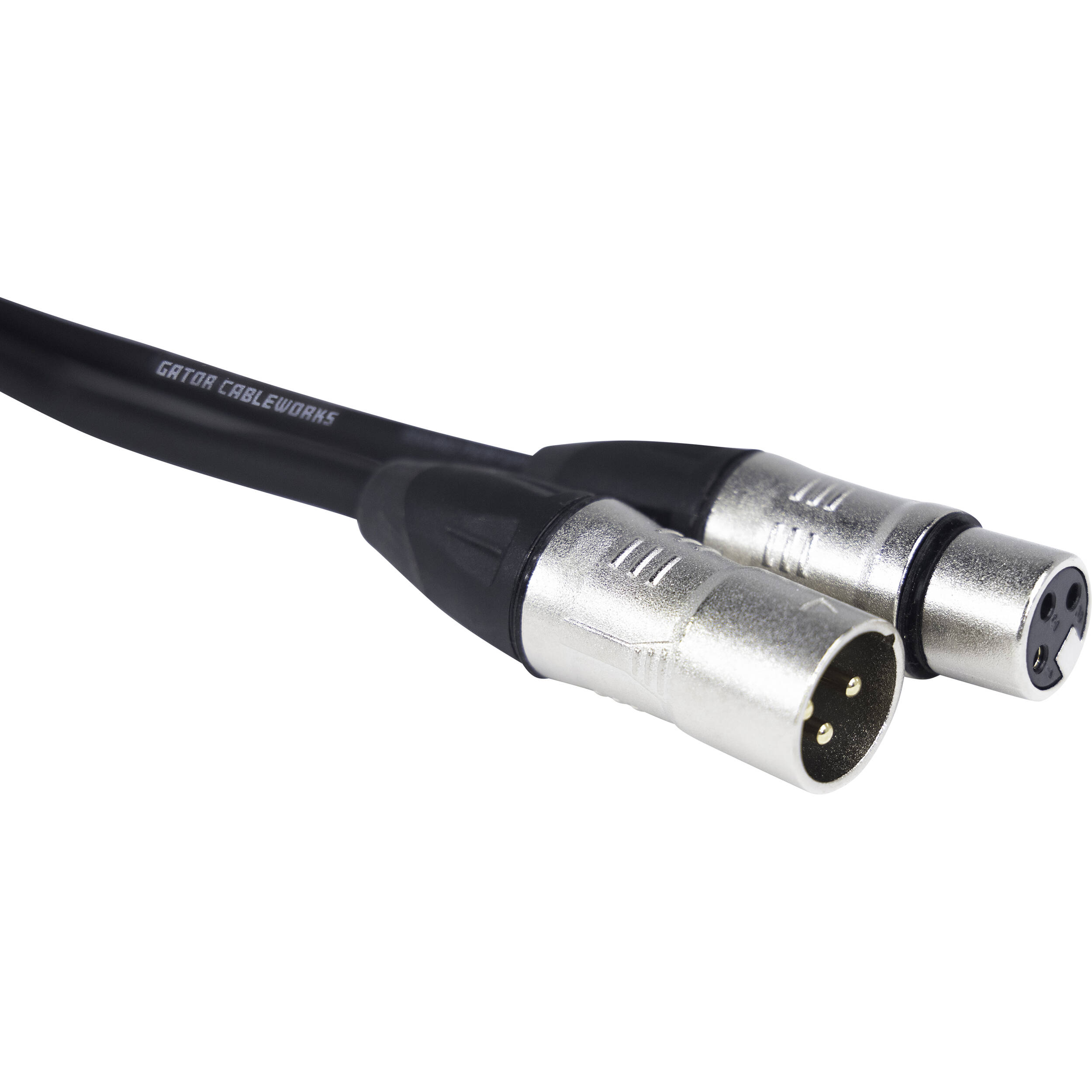 Gator Backline Series GCWB-XLR-05 XLR female to XLR male audio cable, 1.5 meters, with connectors visible in the image.