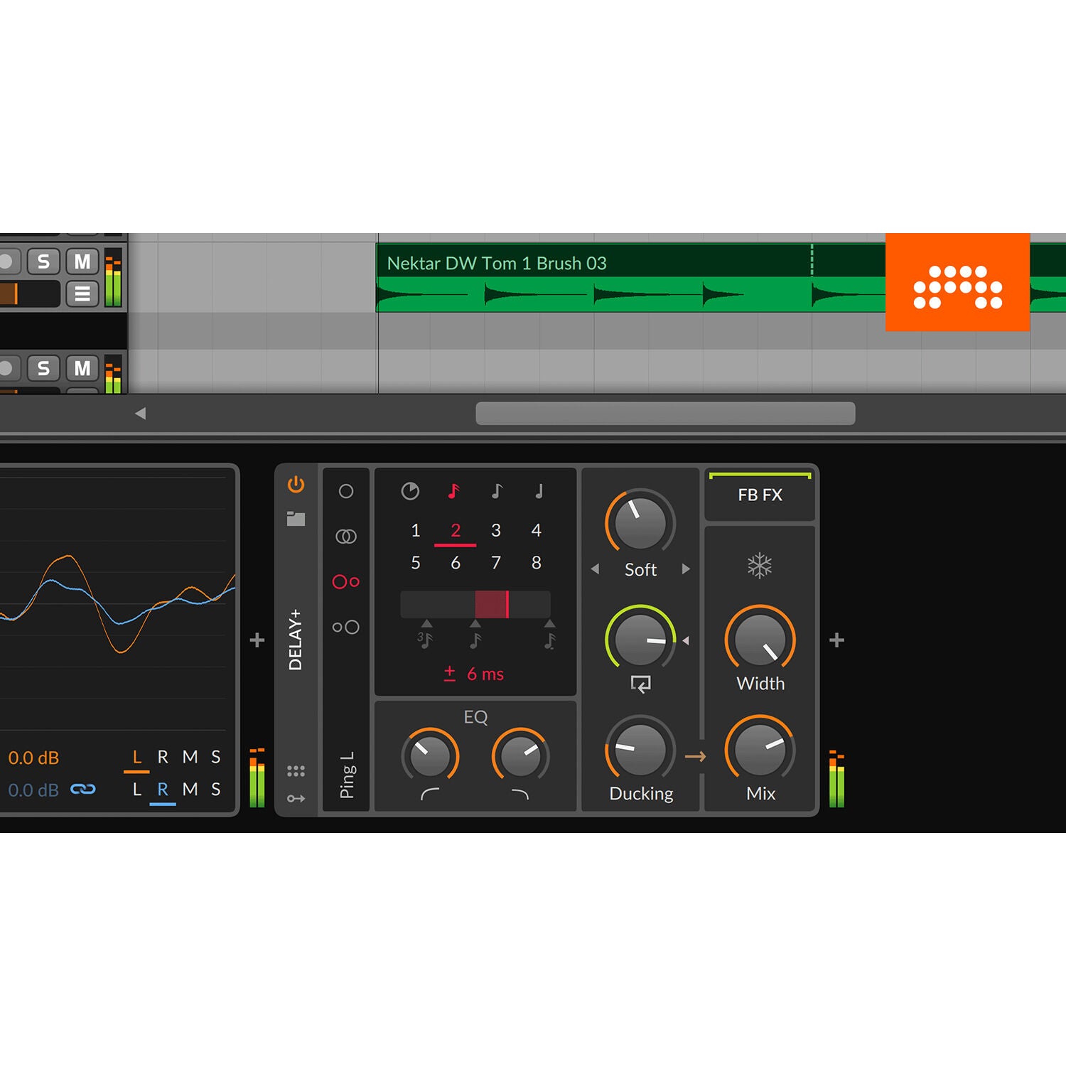 Bitwig Studio Essentials 5 music production software interface with digital audio tools and colorful waveform displays.