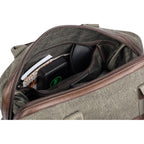 Think Tank Retrospective Weekender video equipment bag with padded compartments and adjustable straps for travel protection.