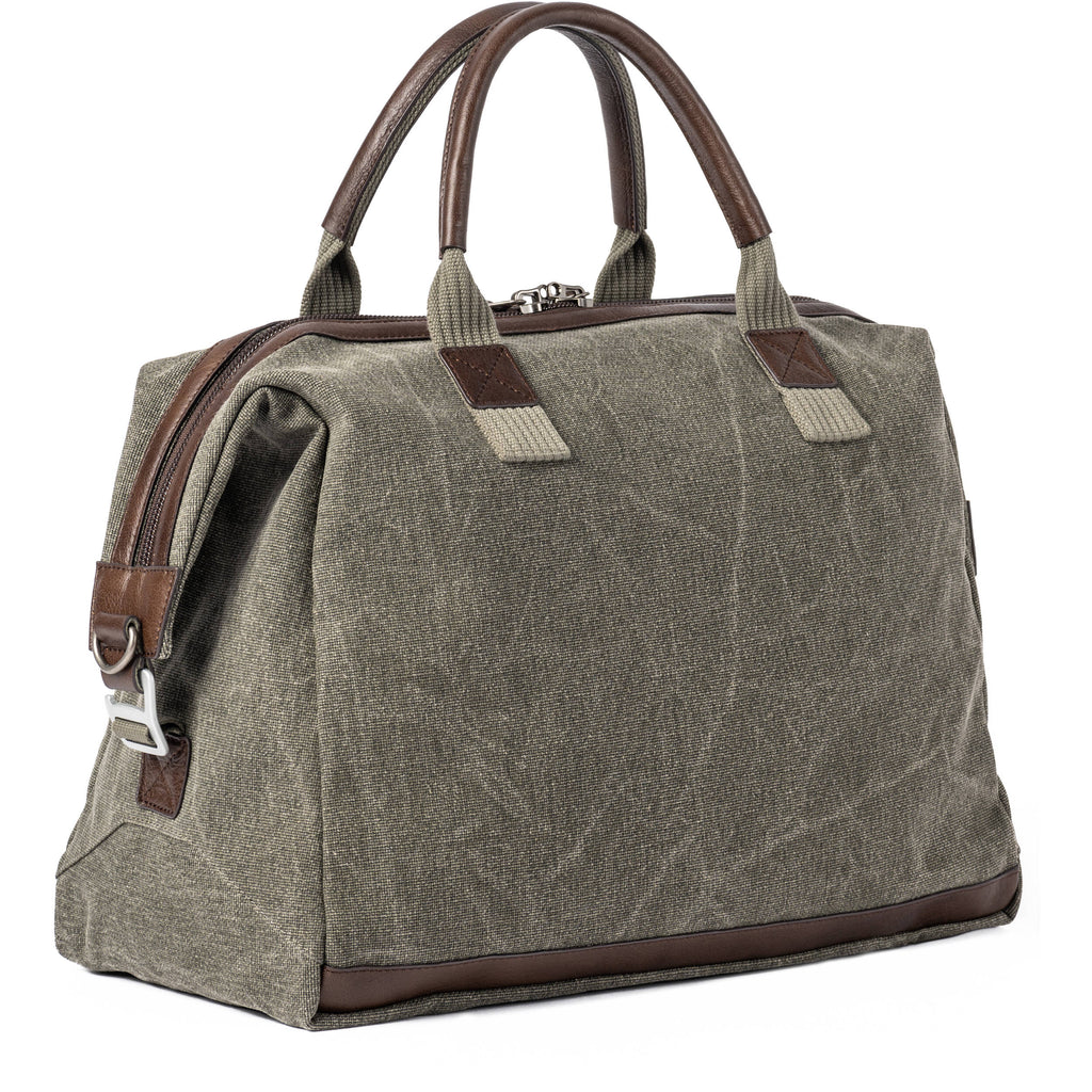 Think Tank Retrospective Weekender video equipment bag with padded compartments and durable design for travel and gear storage.