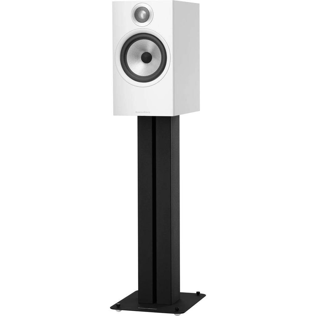Bowers & Wilkins 606 S3 passive bookshelf speakers, pair with black enclosures and silver speaker grilles.