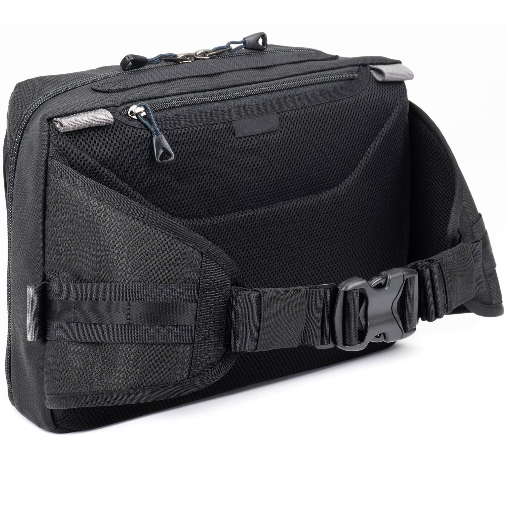 Think Tank PressPass video equipment bag with padded compartments and adjustable straps for professional camera gear storage