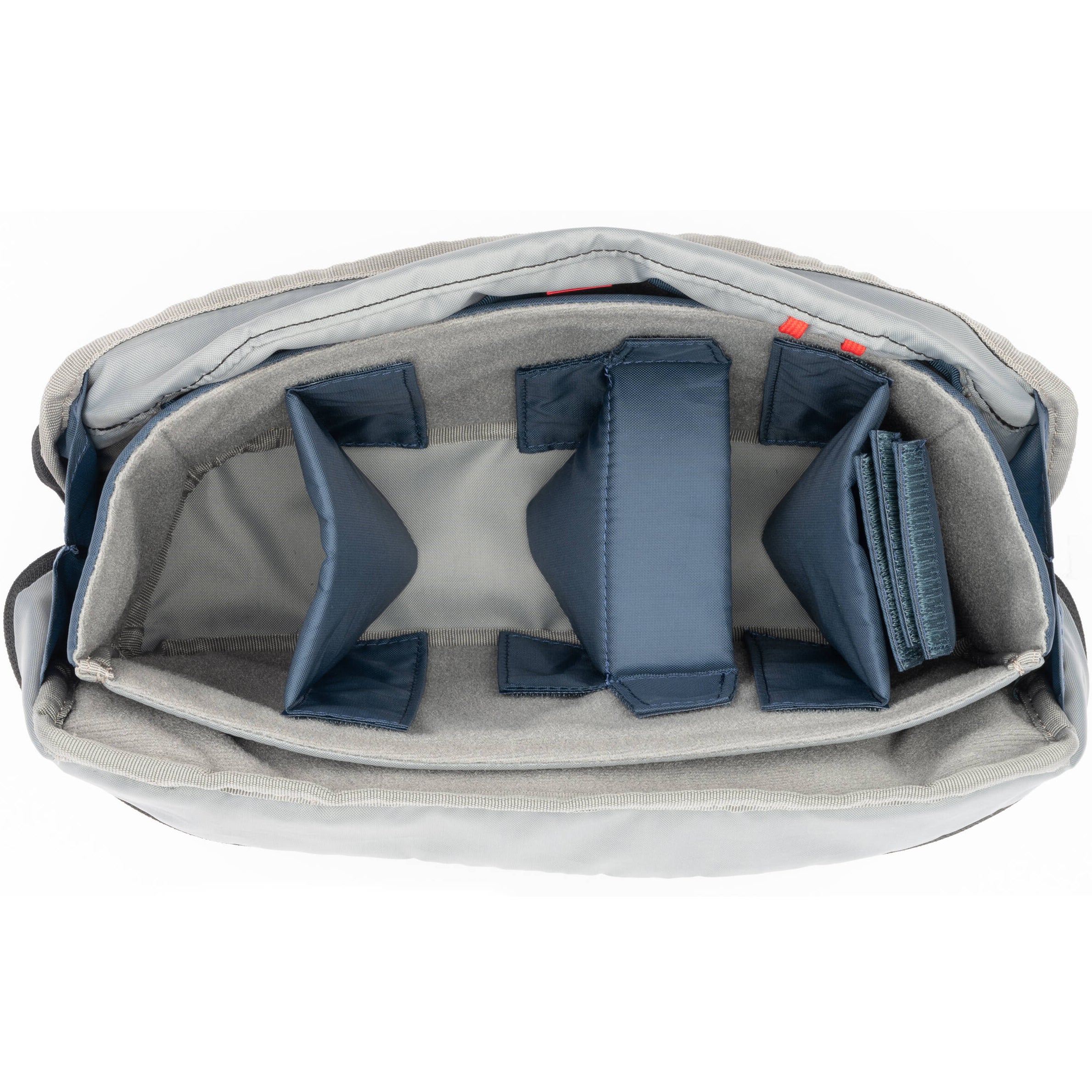 Think Tank PressPass video equipment bag with padded compartments and adjustable straps for professional camera gear storage.