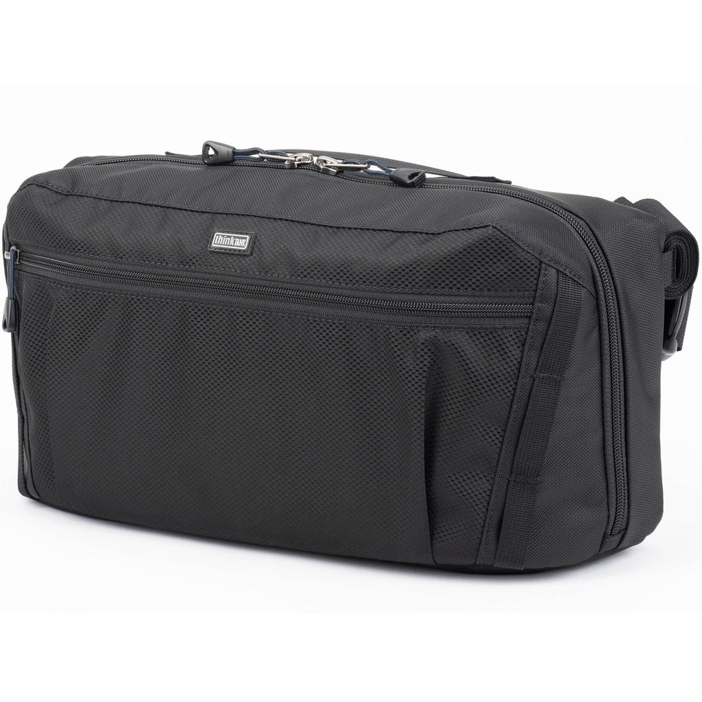 Think Tank PressPass Sling Bag for video equipment, compact camera and gear case with adjustable strap and multiple compartments.