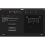 IK Multimedia ARC Studio room calibration device with control interface and calibration microphone for accurate audio tuning.