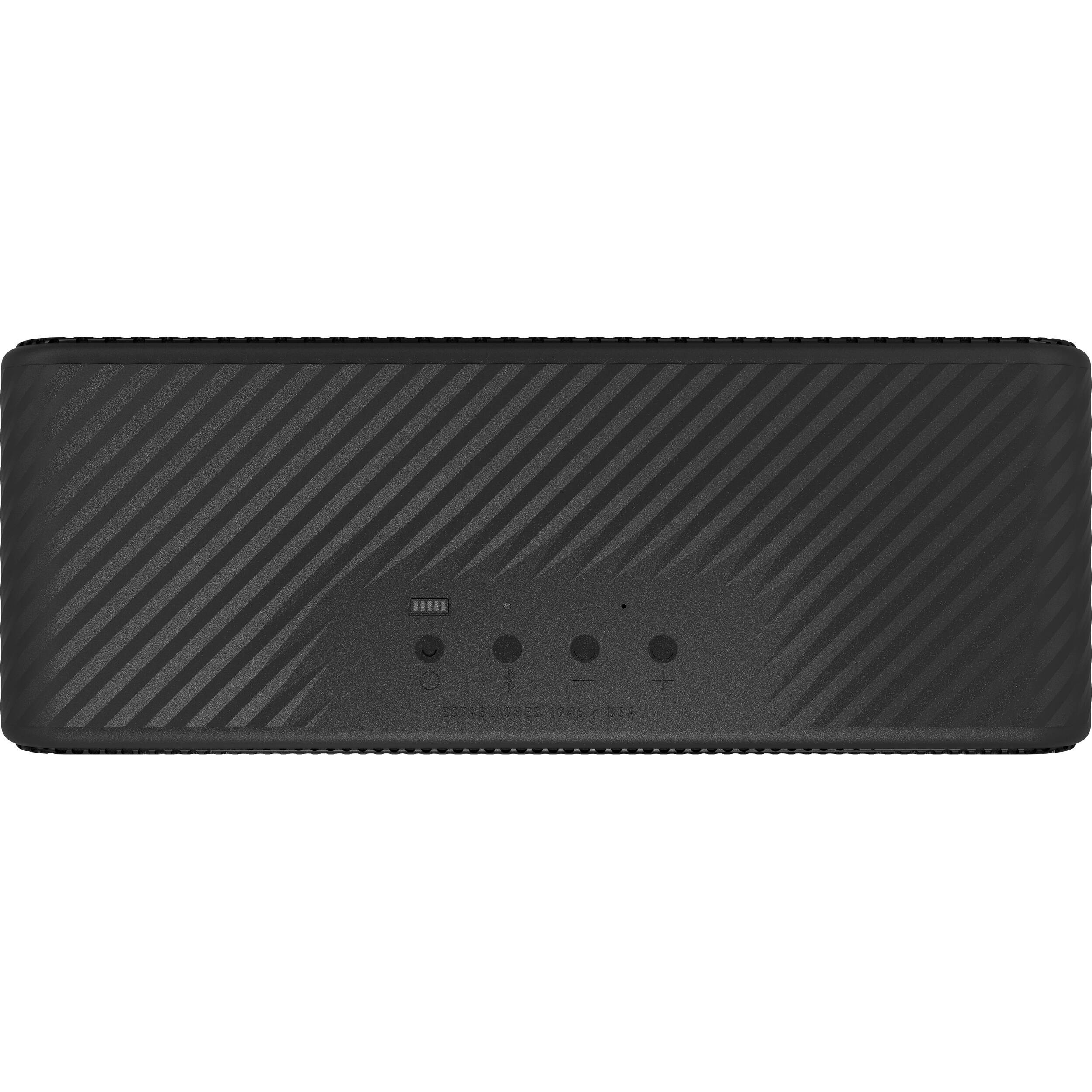 Klipsch Detroit portable speakers showcasing sleek design and wood finish, perfect for on-the-go audio enjoyment.