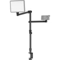 SmallRig DT-50 SmallDesktop Camera Bracket mounted on a tripod for stable live streaming and video recording setup.