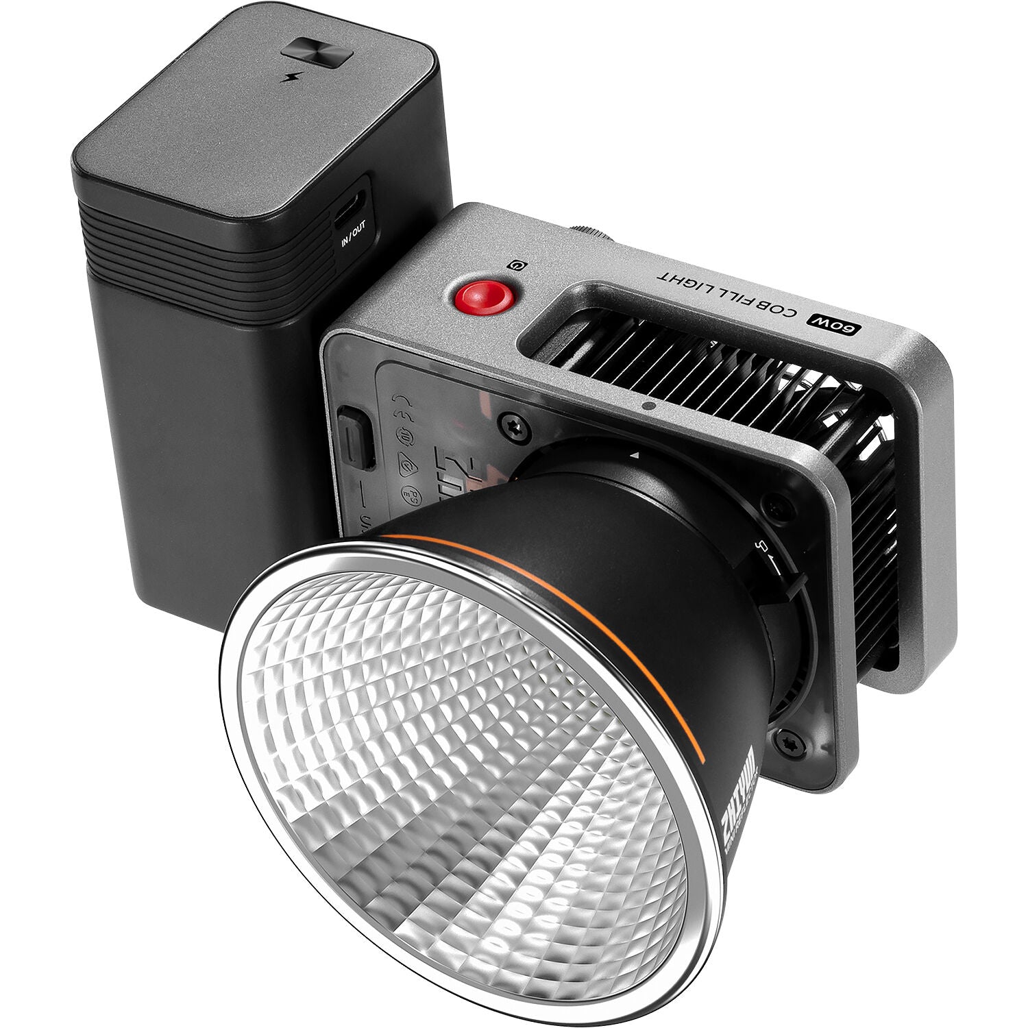 Zhiyun Molus X60 Bi-Color LED Lights combo with adjustable panels and control interface for professional lighting.