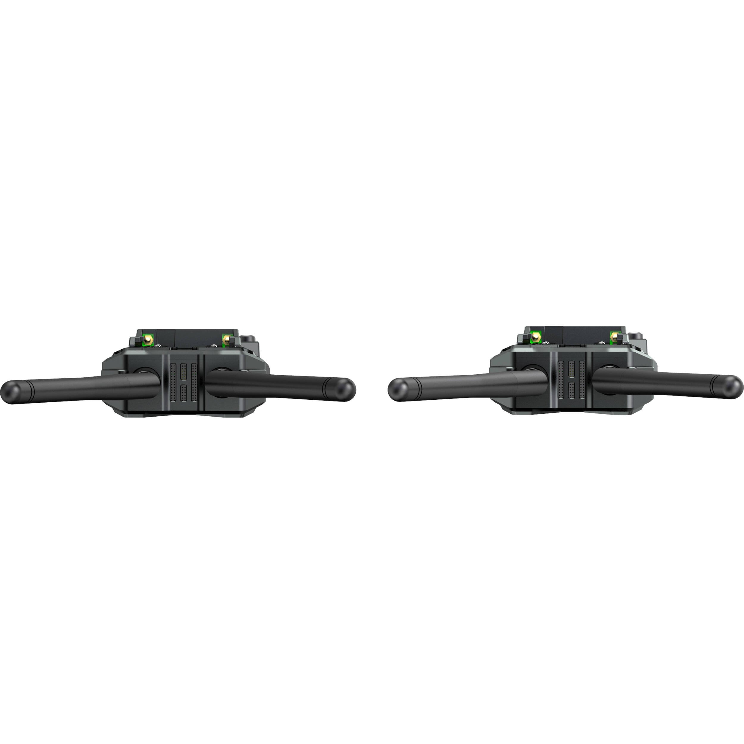 Hollyland Pyro H wireless video transmission system with compact transmitter and receiver units for professional video streaming.