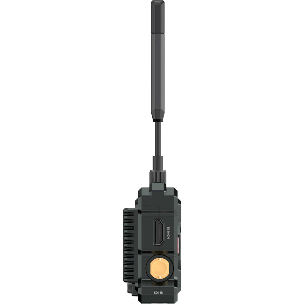 Hollyland Pyro S wireless video transmission system with compact transmitter and receiver units for professional video shooting.