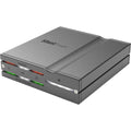 SilentPower LAN iPurifier Pro noise filter and conditioner with sleek design and connectivity ports visible in the image.