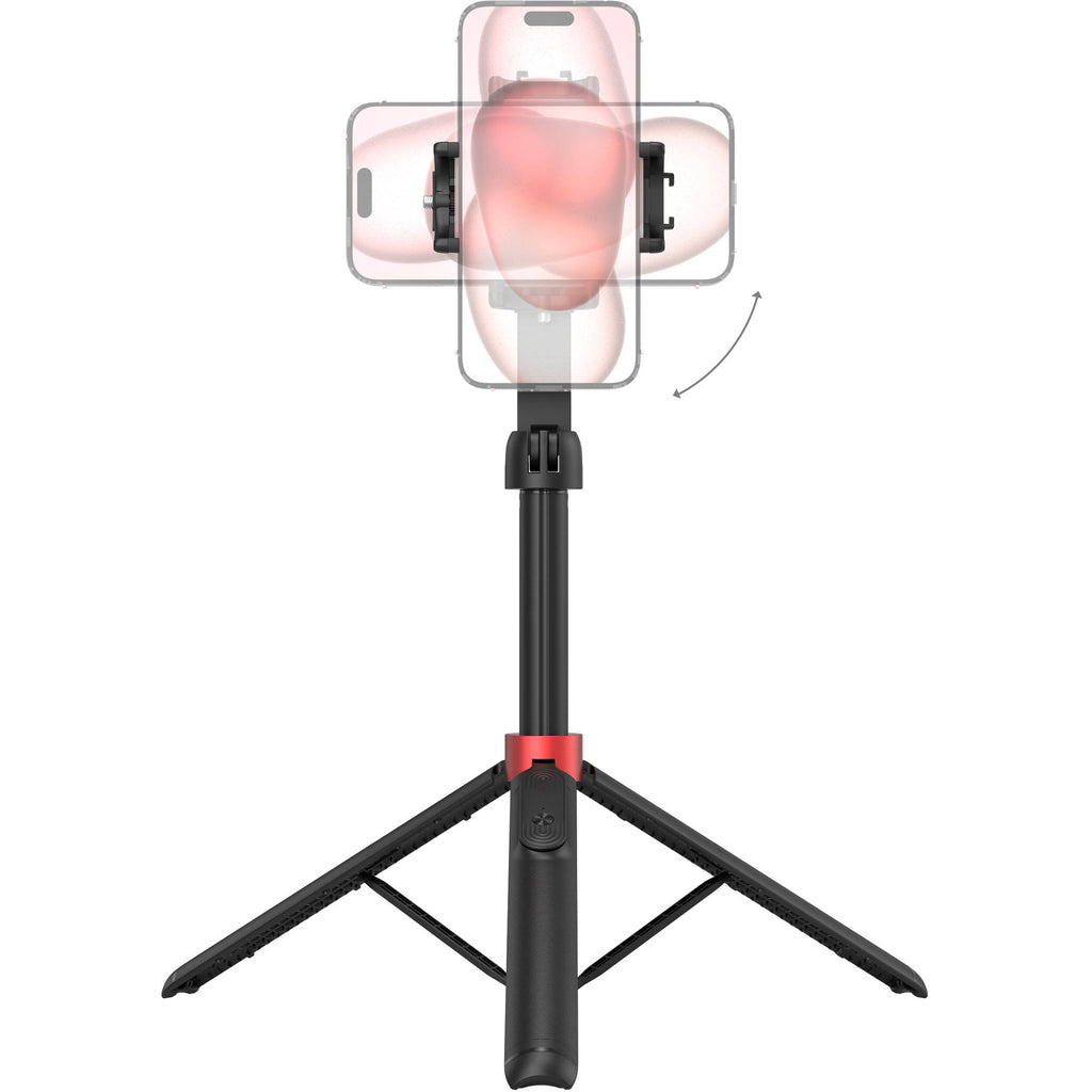 SmallRig Portable Selfie Stick Tripod ST-25 with adjustable telescopic handle and sturdy tripod base for stable selfies and videos.