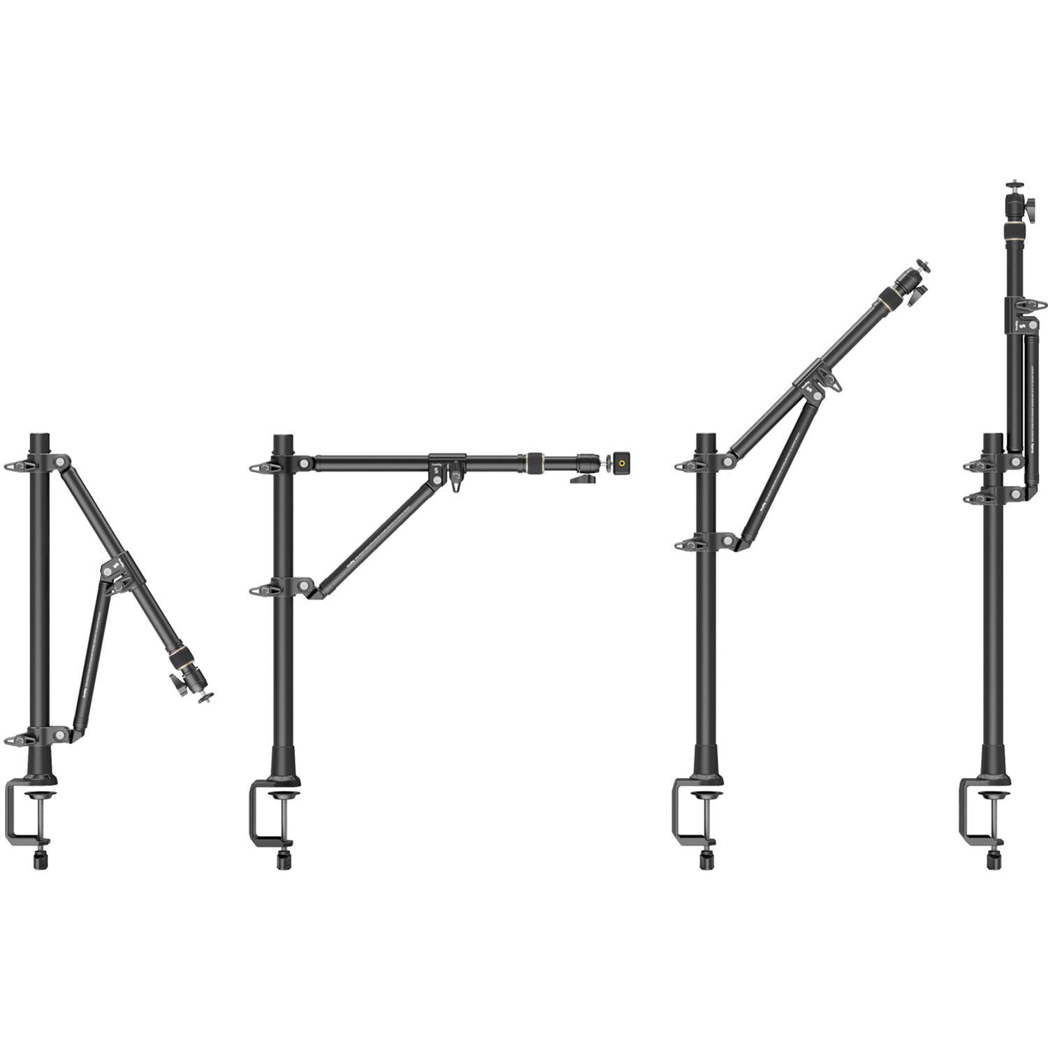 SmallRig desktop overhead photography and live streaming bracket for video equipment, compact and adjustable for stable shots.