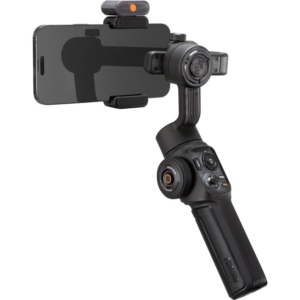 Zhiyun Smooth 5S AI Pro stabilizer and gimbal for smartphones, featuring advanced stabilization technology and ergonomic design.