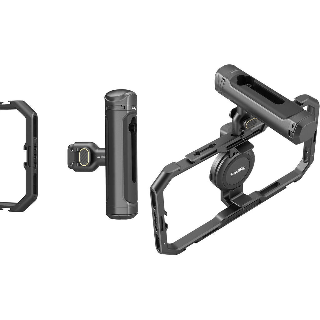 SmallRig All-in-One Video Kit for Smartphone Creators, including tripod, support rig, and accessories for mobile video recording.